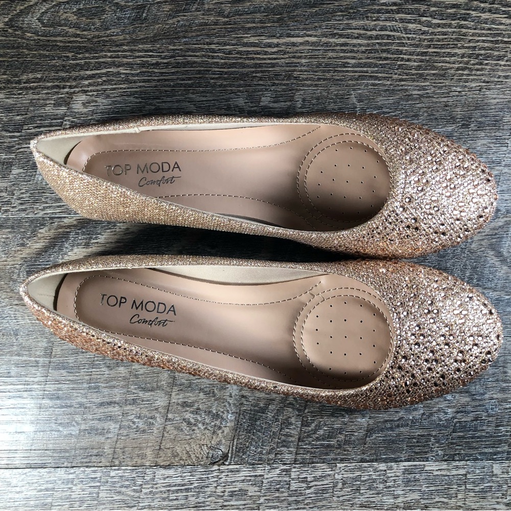 WOMEN'S BALLERINA FLATS (BRUCE-1) - Picture 3 of 9